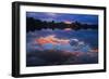 Evening Mood at the Mšllner Schulsee Lake-Thomas Ebelt-Framed Photographic Print