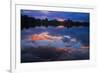 Evening Mood at the Mšllner Schulsee Lake-Thomas Ebelt-Framed Photographic Print