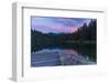 Evening Mood in the Crestasee at Flims-Armin Mathis-Framed Photographic Print