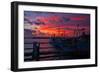 Evening Mood in the Harbour of Timmendorf, Baltic Sea Island Poel-Thomas Ebelt-Framed Photographic Print