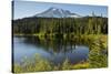 Evening, Mount Rainier, Reflection Lake, Mount Rainier NP, Washington-Michel Hersen-Stretched Canvas