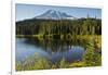 Evening, Mount Rainier, Reflection Lake, Mount Rainier NP, Washington-Michel Hersen-Framed Photographic Print