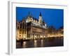 Evening, Musee De La Ville De Bruxelles, Grand Place, Brussels, Belgium, Europe-Martin Child-Framed Photographic Print