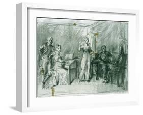 Evening of Music-Veneziano Lorenzo-Framed Giclee Print