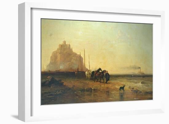 Evening off St Michael's Mount, 1855-James Webb-Framed Giclee Print