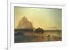 Evening off St Michael's Mount, 1855-James Webb-Framed Giclee Print