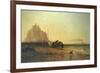 Evening off St Michael's Mount, 1855-James Webb-Framed Giclee Print