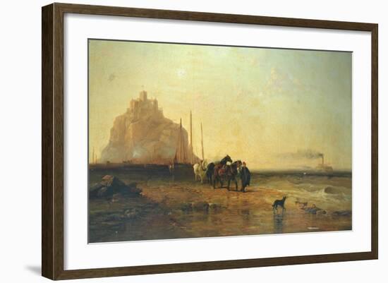 Evening off St Michael's Mount, 1855-James Webb-Framed Giclee Print