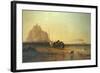 Evening off St Michael's Mount, 1855-James Webb-Framed Giclee Print