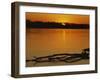 Evening on Missouri River, Callaway County, Missouri, USA-Charles Gurche-Framed Premium Photographic Print