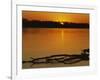 Evening on Missouri River, Callaway County, Missouri, USA-Charles Gurche-Framed Photographic Print