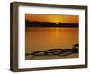 Evening on Missouri River, Callaway County, Missouri, USA-Charles Gurche-Framed Photographic Print