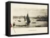 Evening on the Golden Horn, Constantinople, Turkey-null-Framed Stretched Canvas