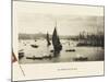 Evening on the Golden Horn, Constantinople, Turkey-null-Mounted Photographic Print