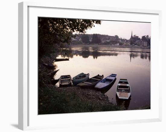 Evening on the River Mayenne at Grez Neuville, Loire Valley, Pays De La Loire, France-Sheila Terry-Framed Photographic Print