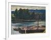 'Evening on the River Seine', c1910, (1912)-Alexander Jamieson-Framed Giclee Print