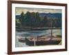 'Evening on the River Seine', c1910, (1912)-Alexander Jamieson-Framed Giclee Print