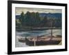 'Evening on the River Seine', c1910, (1912)-Alexander Jamieson-Framed Giclee Print