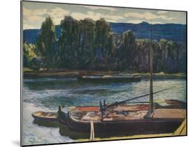 'Evening on the River Seine', c1910, (1912)-Alexander Jamieson-Mounted Giclee Print