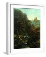 Evening On The River-William James Muller-Framed Giclee Print