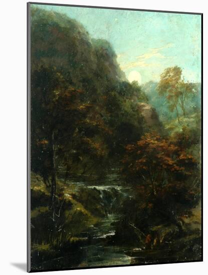 Evening On The River-William James Muller-Mounted Giclee Print