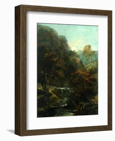 Evening On The River-William James Muller-Framed Giclee Print