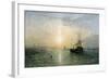 Evening on the Thames-Francis Danby-Framed Giclee Print