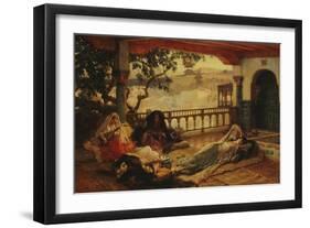 Evening over Algiers, C.1880-1889-Frederick Arthur Bridgman-Framed Giclee Print