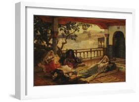 Evening over Algiers, C.1880-1889-Frederick Arthur Bridgman-Framed Giclee Print