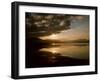 Evening Over Loch Ba Showing the Mountains of Glencoe Scotland-null-Framed Premium Photographic Print