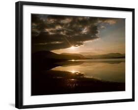 Evening Over Loch Ba Showing the Mountains of Glencoe Scotland-null-Framed Photographic Print