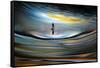 Evening Paddle-Ursula Abresch-Framed Stretched Canvas