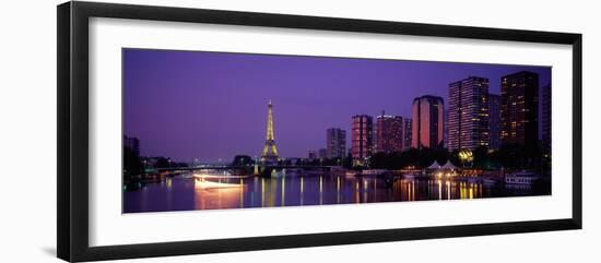 Evening Paris France-null-Framed Premium Photographic Print