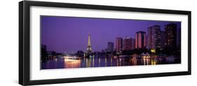 Evening Paris France-null-Framed Premium Photographic Print