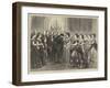 Evening Party at Prussia House-Godefroy Durand-Framed Giclee Print