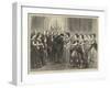 Evening Party at Prussia House-Godefroy Durand-Framed Giclee Print