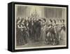 Evening Party at Prussia House-Godefroy Durand-Framed Stretched Canvas