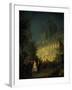 Evening Party at Tuileries During Second Empire-null-Framed Giclee Print