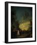 Evening Party at Tuileries During Second Empire-null-Framed Giclee Print