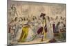 Evening Party - Time of Charles Ii, 1850-John Leech-Mounted Giclee Print