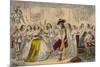 Evening Party - Time of Charles Ii, 1850-John Leech-Mounted Giclee Print