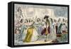 Evening Party, Time of Charles II-John Leech-Framed Stretched Canvas