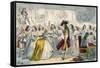 Evening Party, Time of Charles II-John Leech-Framed Stretched Canvas