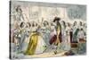 Evening Party, Time of Charles II-John Leech-Stretched Canvas