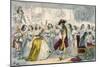 Evening Party, Time of Charles II-John Leech-Mounted Giclee Print