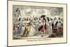 Evening Party, Time of Charles II-John Leech-Mounted Art Print