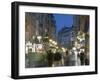 Evening Pedestrian Traffic on Knez Mihailova Street, Belgrade, Serbia-Walter Bibikow-Framed Photographic Print