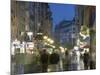 Evening Pedestrian Traffic on Knez Mihailova Street, Belgrade, Serbia-Walter Bibikow-Mounted Photographic Print