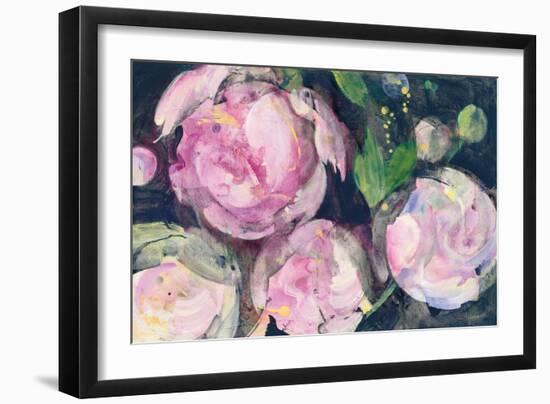 Evening Peonies II-Albena Hristova-Framed Art Print