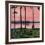 "Evening Picnic", August 18, 1951-John Falter-Framed Giclee Print